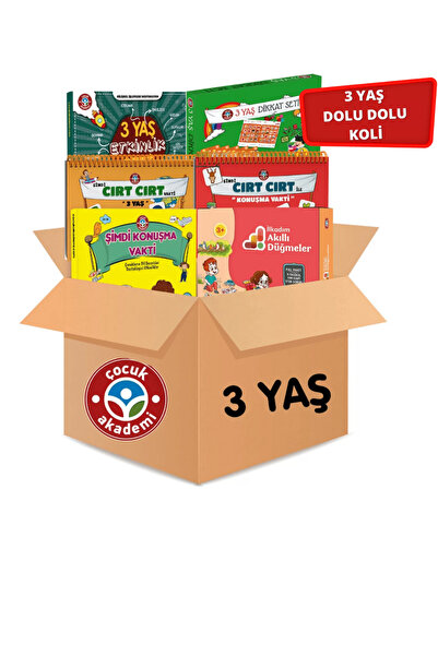 Çocuk Akademi 3 Yaş Çocuklara Özel Ekonomik Koli