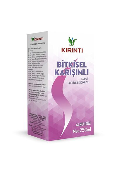 KIRINTI 2000 BİTKİSEL KARIŞIMLI ŞURUP (ALKOLSÜZ) 250 ML