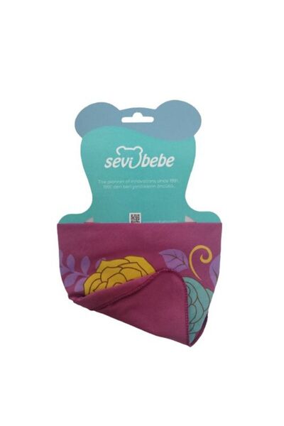 Sevi Bebe وشاح المئزر أرجواني الأزهار