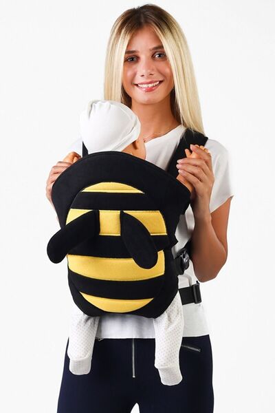 Hanbebe Bel Destekli Çift Yönlü Kullanımlı Bebek Kanguru Arı Model