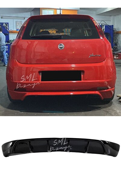 SML Dizayn Fiat Punto Grande Rieger 2005-2009 Arka Ek Boyasız (PLASTİK) Grand...