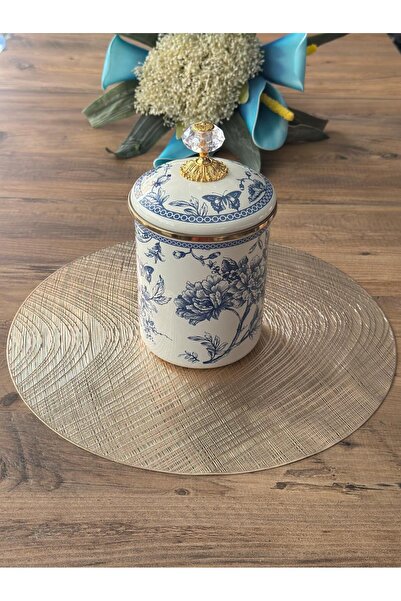 Meri Ev Gereçleri BLUE EMAYE KAVANOZ 15 CM