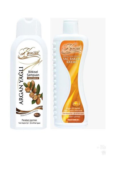 KIRINTI 2000 400 ml Argan Oil Herbal Shampoo and Intensive Hair Care Conditioner