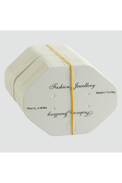 Bijuteri Net Small Oval Necklace Card