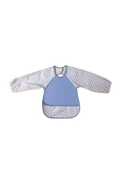 Sevi Bebe Baby Bib with Sleeves - Blue