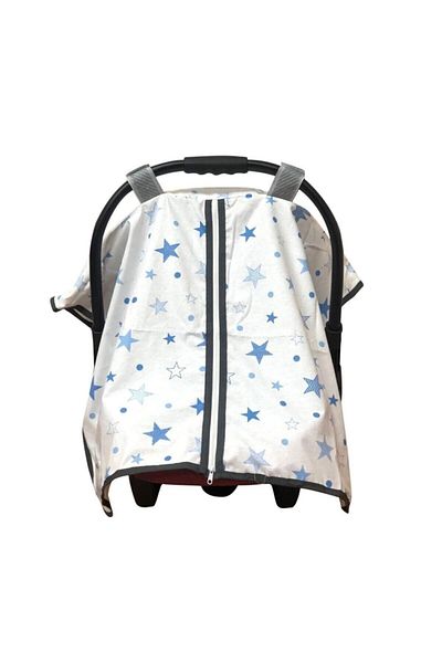 Jusso Zippered Carrying Chair Cover Star Pattern-blue