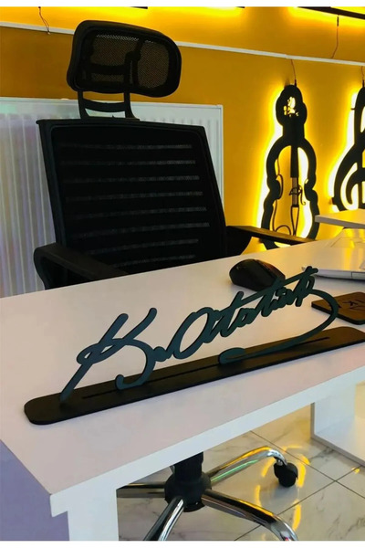 ArliaDesign Masaüstü Dekoratif K. Atatürk İmza