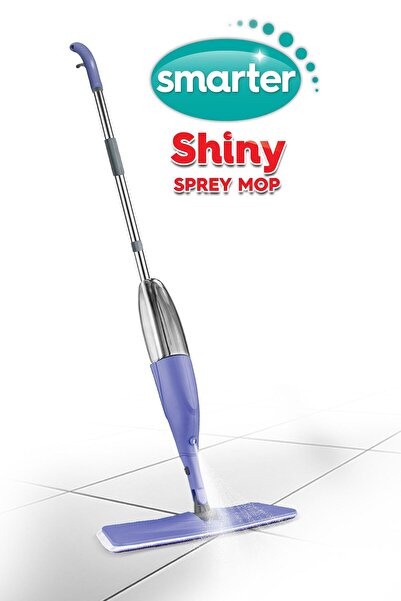 SMARTER Shıny Sprey Mop (VERY PERI) Mop Paspas Temizlik Seti
