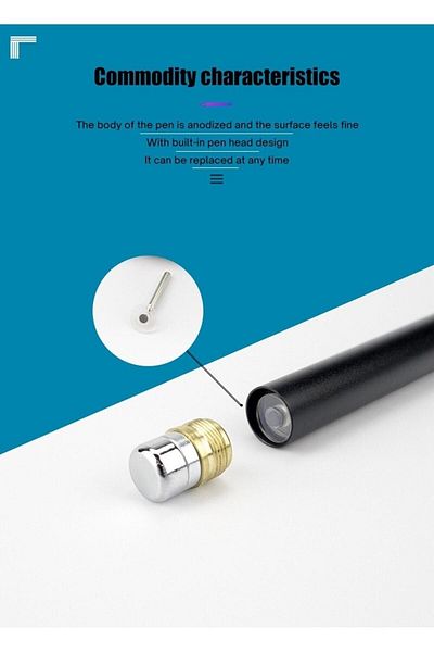 m.tk moveteck Touch Passive Stylus Colored Pen Phone Computer Tablet Touch Tip Pen White