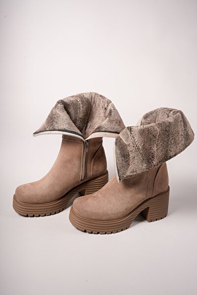 Riccon Dámské kozačky Henelra 0012270 Norkový semiš