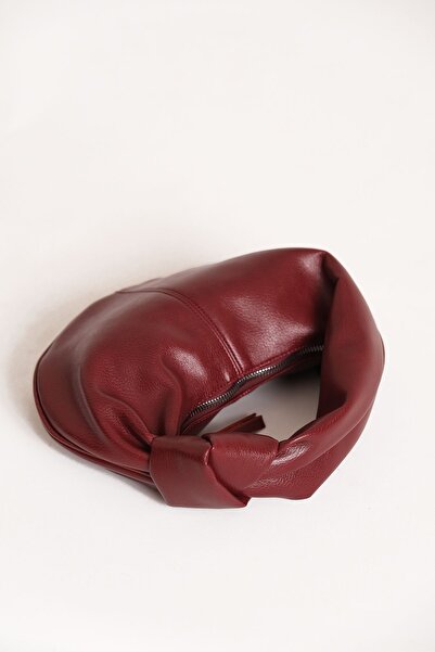 Çantacımstore Kadın Mini Jordie El Çantası Bordo-2