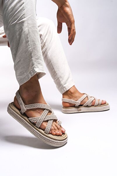 Riccon Pánské sandály Heilrith Beige -0012102 Model