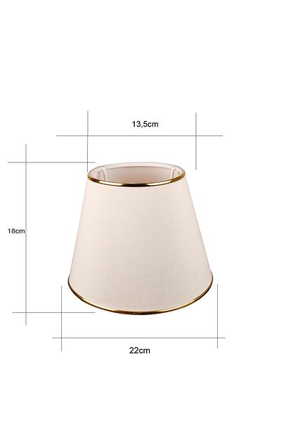 Eslight Sand Beige Lampshade Head - 22CM Ab41