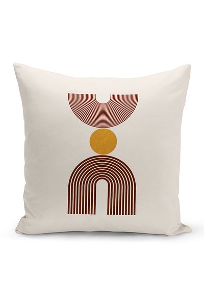 Bertille Home Σειρά Minimalist Digital Printed Κάλυμμα μαξιλαριού διπλής όψης