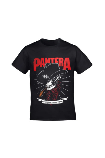 CONSTRAİN Μπλουζάκι με στάμπα Unisex Black Pantera - Cowboys From Hell