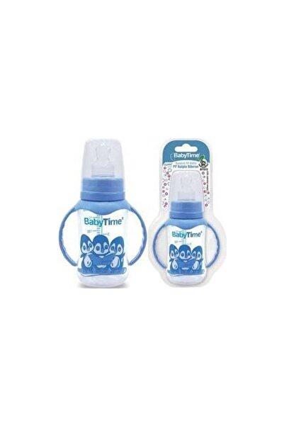 Babytime Silikon Damak Uçlu Kulplu Pp Biberon 150 ml