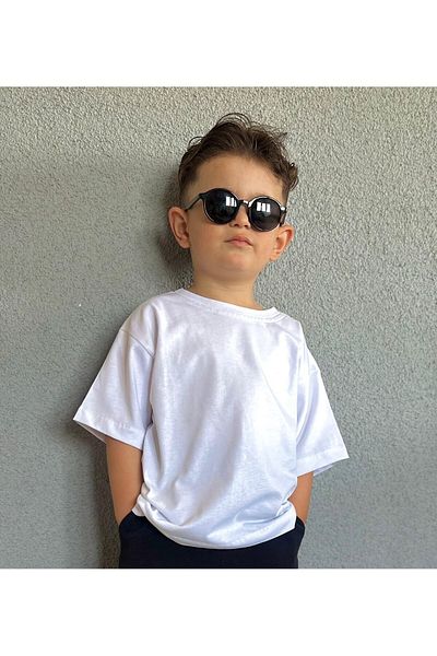 By Donetto Unisex Black Children's Sunglasses - 12-36 MONTHS, Polarized and UV Protection