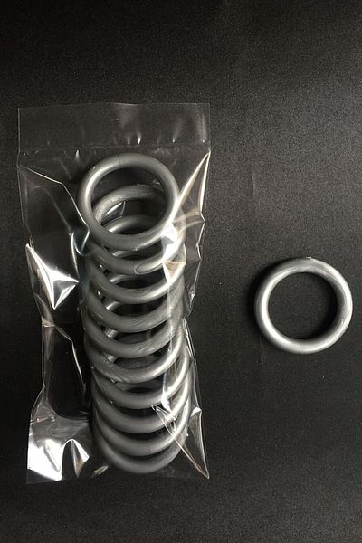 Konur Store Inel pentru perdea rustică culoare argintie - 10 buc