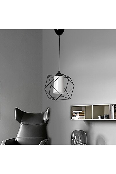 Hmydesign Siyah Fer Tekli Sarkıt