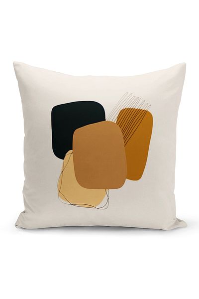 Bertille Home Σειρά Minimalist Digital Printed Κάλυμμα μαξιλαριού διπλής όψης