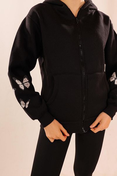 Rays 1800 Model Skull Patterned Black Sweatshirt