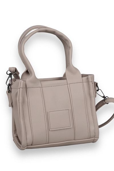 Rays Geanta Model 9280 Culoare Crem cu Detaliu Cusaturi