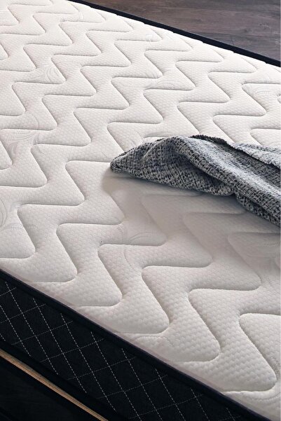 Niron Yatak Niron Premium Katlanır Yatak 90x200 cm Paket Yaylı Lüks Yatak ve Kaydırmaz Kumaş Kaplı Karyola