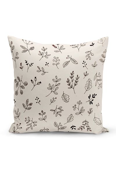Bertille Home Κάλυμμα μαξιλαριού ριχτάρι σειράς Classic με ψηφιακή εκτύπωση διπλής όψης