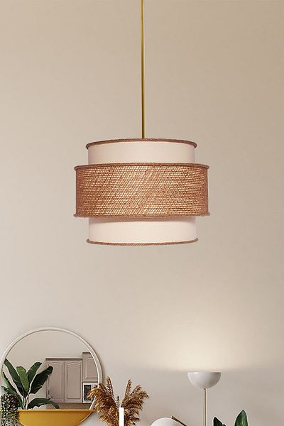 Eslight Chandelier Milas Wicker Pendant Lamp - EM36