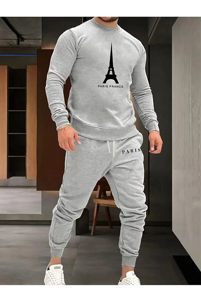 FULL TOLERANCE Σετ αθλητικής φόρμας με στάμπα Paris France