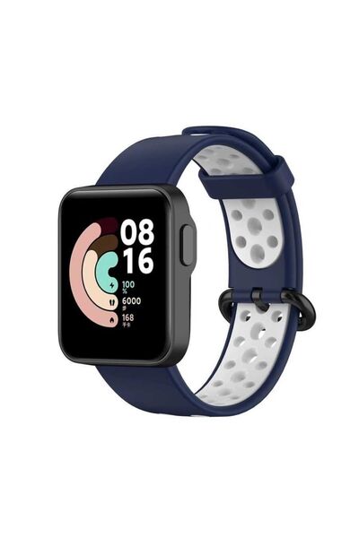 Nezih Case Xiaomi Mi Watch Lite Uyumlu A+ Kalite Nike Delikli Spor Silikon Ko...