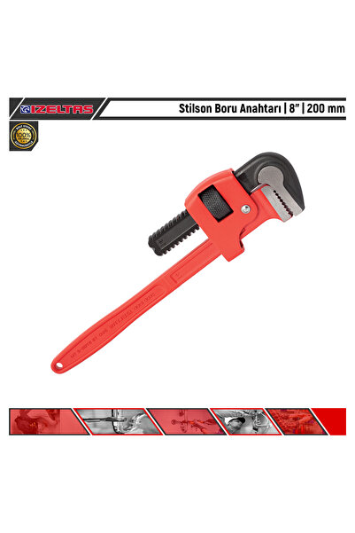 İzeltaş Stilson Boru Anahtarı | 8” | 200 mm