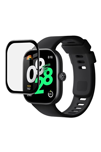 Nezih Case Xiaomi Redmi Watch 4 Tam Uyumlu Full Kaplayan Güçlendirilmiş Flexible Ekran Koruyucu