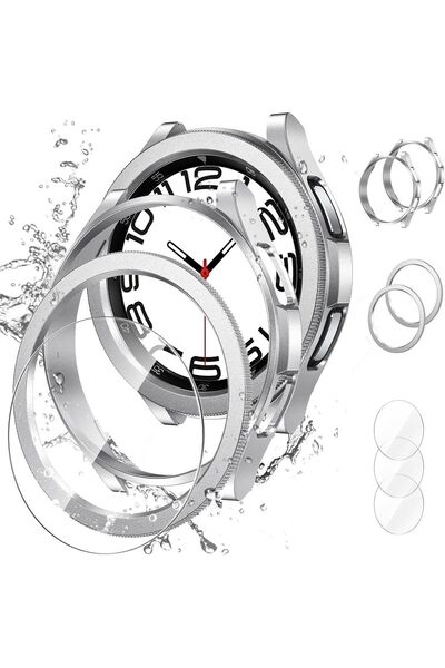 Nezih Case Samsung Galaxy Watch 6 Classic 43mm Uyumlu Darbe Önleyici Kasa ve ...