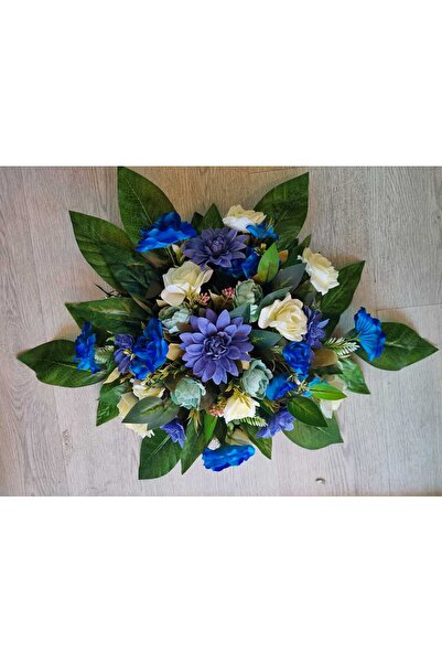 Destina Tasarım Mavi Gelin Arabası Süsü/ Mavi Araba Süsü