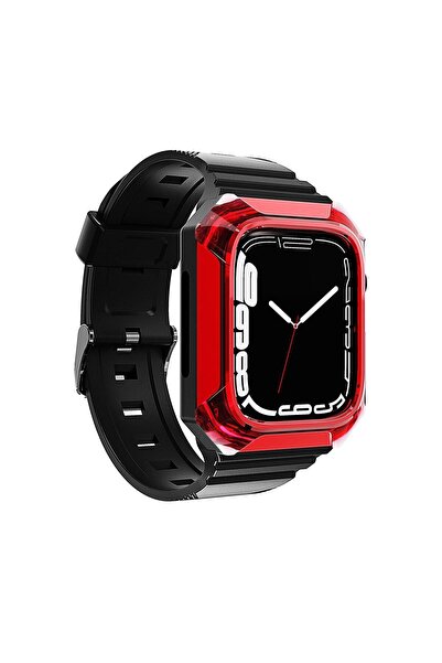 Nezih Case Apple Watch 2/3/4/5/6/7/8/se/ultra 42mm 44mm 45mm Uyumlu Kasa Koru...