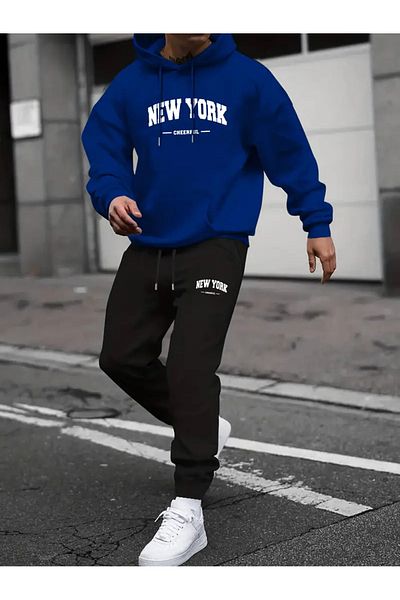 FULL TOLERANCE Σετ αθλητική φόρμα με κουκούλα Newyork Cheerful