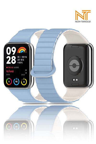Nezih Case Xiaomi Redmi Watch 4 / 5 / 6 / Band 8 Pro / Uyumlu Suni Deri Çift ...
