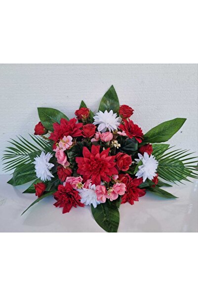 Destina Tasarım Bordo Gelin Arabası Süsü/ Bordo Araba Süsü