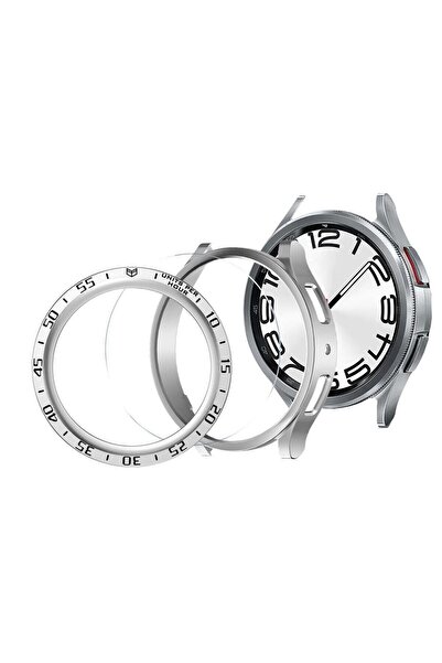 Nezih Case Samsung Galaxy Watch 6 Classic 43mm Uyumlu 360 Full Koruma Sport K...