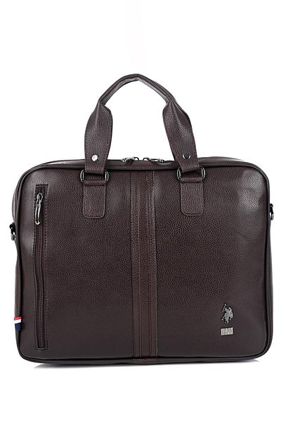 U.S. Polo Assn. Πόλο Ασν των ΗΠΑ. 6752 Ανδρικός Χαρτοφύλακας Καφέ