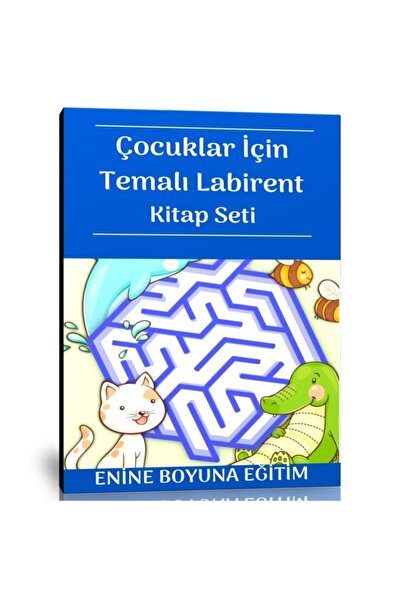 Enine Boyuna Eğitim مجموعة كتب المتاهة للأطفال (كتابان)