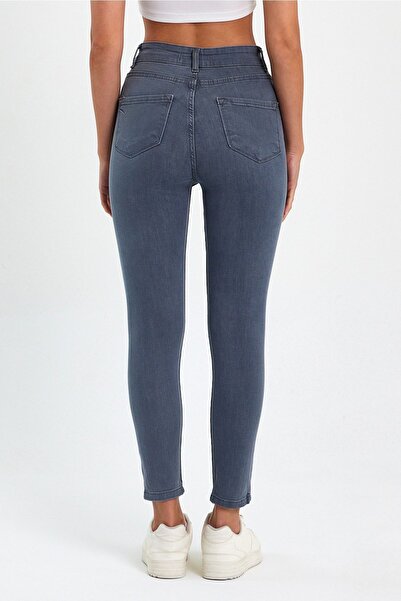 geenz manifacture Висока талія, вузькі штанини, джинси зі стрейч-ліком