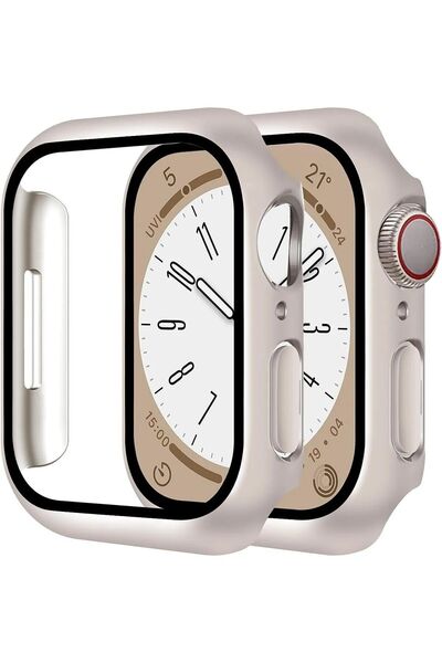 Nezih Case Apple Watch Seri 2 3 4 5 6 Se 44mm Kasa Ve Ekran Koruyucu 360 Tam ...