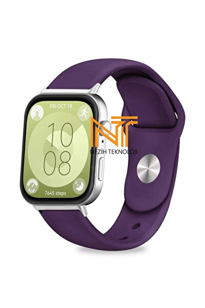 Nezih Case Huawei Watch Fit 3 / Fit 4 / Fit 4 Pro Uyumlu A Kalite Yumuşak Sil...