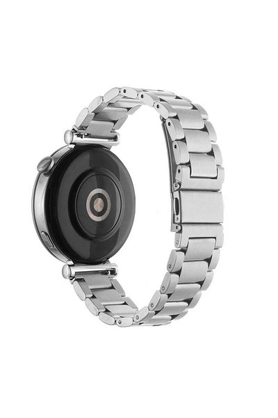 Nezih Case سوار معدني من الفولاذ المقاوم للصدأ متوافق مع ساعة Huawei Watch GT4/GT5 مقاس 41 مم (18 مم).
