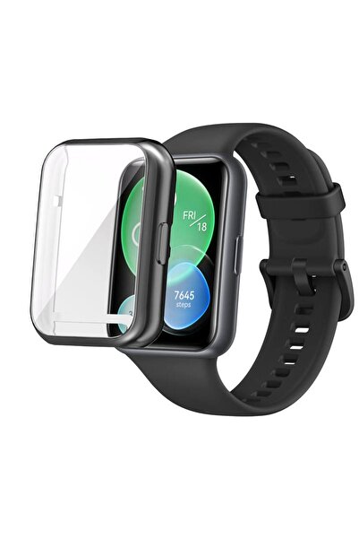 Nezih Case Huawei Band 8 / Huawei Band 9 Uyumlu A Kalite Yumuşak Kasa Ve Ekran Koruyucu