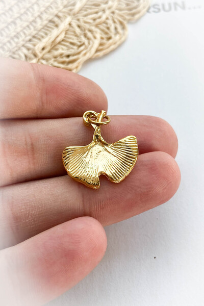 roshel Deniz Kızı Kuyruğu Model Altın Kaplama Kolye Ucu