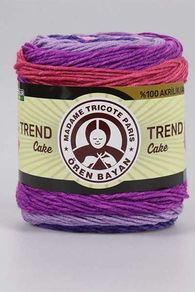 Ören Bayan Trend Cake 200 Gr 3 Layers Hand Knitting Yarn (Color No:631)