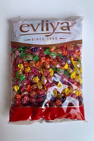 Evliya Şekerleme Bonbon Elmas Sert Atıştırmalık Ikramlık Bayram Şekeri 1 kg